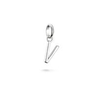 Thomas Sabo Charm Club Connect CC1228-001-21 Breloque lettre V en argent 925 recyclé