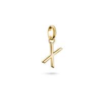 Thomas Sabo Charm Club Connect CC1230-413-39 Breloque en forme de lettre X Plaqué or 18 carats Argent 925 recyclé