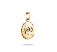 Thomas Sabo Charm Club Connect CC1251-414-14 Pendentif en forme d'ange avec pierres en argent 925 recyclé plaqué or 18 carats