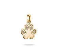 Thomas Sabo Pendentif CC1259-414-14 Charm Patte avec pierres Plaqué or 18 carats Argent 925 recyclé