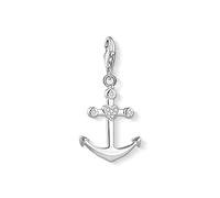 THOMAS SABO Charm Club Original avec fermoir Lobster en argent sterling 925 compatible avec bracelets et colliers, taille unique, Argent sterling, Zircone cubique