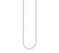 Thomas Sabo Charm Club X0001-001-12 Chaîne à maille jaseron, pour breloque, en argent Sterling 925, unisexe