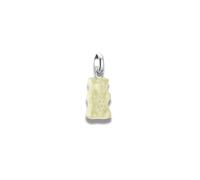 THOMAS SABO Charm ours doré blanc - Connect Charm en argent 925 recy vec verre en cristal