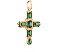 Thomas Sabo Charm PE987-971-6 Pendentif Croix Plaqué or Femme Argent 925