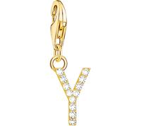 THOMAS SABO Charm pendentif lettre Y doré 1988-414-14