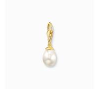 Thomas Sabo Charm pendentif perle blanche doré