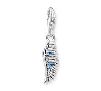 Thomas Sabo Charm pendentif "plume de phénix" argent/pierre bleue
