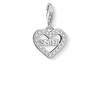 THOMAS SABO Charms 1266-051-14 Breloque pour femme en argent 925 et zircones Blanc
