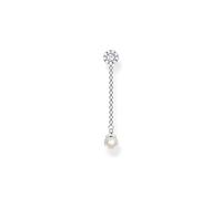 THOMAS SABO, Boucles d'oreille 925 Argent Oxyde de Zirconium femme, Argenté, OneSize - H2238-167-14