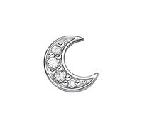 Thomas Sabo Clou d'oreille unique lune pavé argent Argent Sterling 925