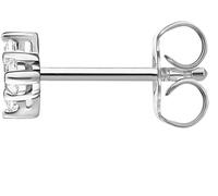 Thomas Sabo Clou d'oreille unique pierre blanche argent Argent Sterling 925