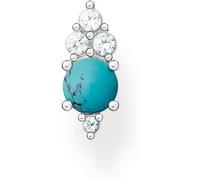 Thomas Sabo Clou d'oreille unique pierre turquoise Argent Sterling 925