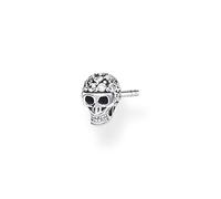 Thomas Sabo Clous d'oreilles pour femme en argent sterling 925 en forme de tête de mort, 0,70 cm, Argent sterling, Non applicable