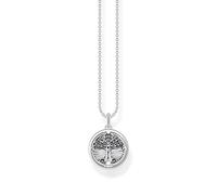 Thomas Sabo , Collier à chaîne argent sterling Oxyde de Zirconium femme, Argenté, 45cm - KE2137-643-21-L45V