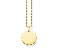 Thomas Sabo , Collier à chaîne argent sterling Oxyde de Zirconium femme, Argenté, One Size - KE2133-413-39-L50