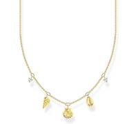 Thomas Sabo - Collier avec coquillages doré - Femme - Accessoires - Jaune - Taille: ONE Size