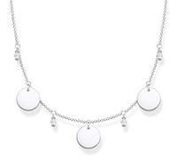 Thomas Sabo Collier avec trois médailles et pierres blanches argent Argent Sterling 925
