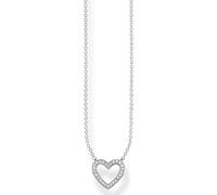 Thomas Sabo - Collier Cœur Ouvert - unisex - Accessoires - Gris - Taille: ONE Size