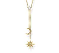 THOMAS SABO Collier "Étoile, Lune" plaqué or KE1900-414-14-L45V