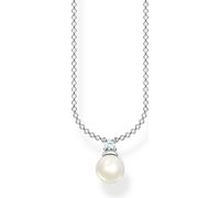 Thomas Sabo Collier femme 925 argent sterling perle d'eau douce de culture zirconium KE2121-167-14-L45V