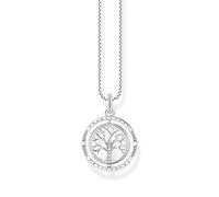 THOMAS SABO Collier Femme Argent 925 Oxyde de Zirconium 32020621, 45 cm, Argent, Pas de gemme