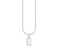 THOMAS SABO Collier lettre E en argent sterling 925 avec zircone KE2244-051-14