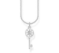 THOMAS SABO Collier pour femme en argent sterling 925 avec pendentif en forme d'étoile - Longueur : 38-45 cm