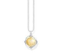 THOMAS SABO Collier vintage en argent sterling 925 avec globe terrestre 38 à 42 cm, 42 cm, Argent sterling, Sans objet