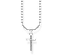 Thomas Sabo KE2043-051-14 Cross Pave Collier Femme, réglable