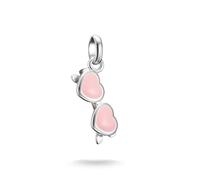 Thomas Sabo Breloque Connect CC1302-007-9 en argent sterling 925 Motif lunettes de soleil roses