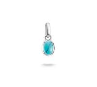 Thomas Sabo Connect Charm Pendentif Pierre de naissance (décembre) argent sterling 925 1,6 cm