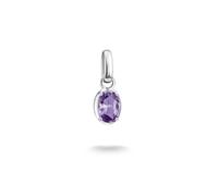 Thomas Sabo Pendentif Connect Charm – Pierre de naissance en argent sterling 925 (février)
