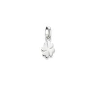 THOMAS SABO Connect Charm Pendentif trèfle à quatre feuilles en argent 925 recyclé pour femme Motif trèfle à quatre feuilles