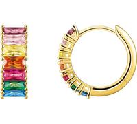Thomas Sabo CR667-488-7 Boucles d'oreilles Femme Créoles Pierres multicolores Or