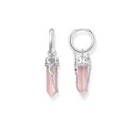 Thomas Sabo CR722-643-9 Créoles en argent avec pendentif en cristal rose & symboles Femme