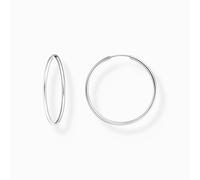 Thomas Sabo CR728-001-21 Boucles d'oreilles créoles en argent sterling 925 Taille moyenne, taille unique, Argent sterling, Pas de gemme
