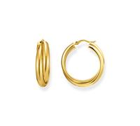 Thomas Sabo CR738-413-39 Bold - Créoles dorées 27,0 mm design entrelacé Femme