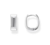 THOMAS SABO CR743-001-21 Créoles carrées en argent 925 recyclé, taille unique, Argent sterling Argent, Pas de gemme