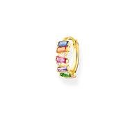 Thomas Sabo Créole pierres colorées or Argent Sterling 925, Doré Or Jaune 18 Carats