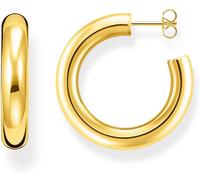 Thomas Sabo Créoles Boucles d'oreilles Chunky Moyen Doré CR636-413-39