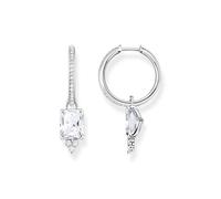 Thomas Sabo Créoles pierre blanche argent Argent Sterling 925