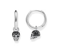 Thomas Sabo créoles tête de mort Argent Sterling 925, Noirci