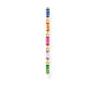 Thomas Sabo - Boucle d'oreille Unique Pierres Colorées 925 Argent Sterling Plaqué Or Zircone Cubique Multicolore H2184-488-7 - Femme - Accessoires - Multicolore - Taille: ONE Size