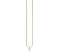 THOMAS SABO Dames 18 carats (750) Bicolore Autre Forme Oxyde de Zirconium Collier - KE2103-414-14-L45v