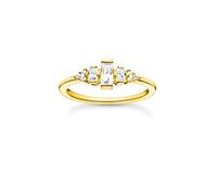 Thomas Sabo Dames Argent plaqué Or Oxyde de Zirconium Bague - TR2347-414-14-54