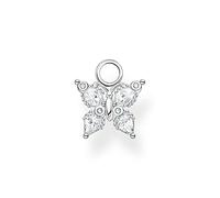 THOMAS SABO Dames Argent sterling 925 Autre forme Oxyde de Zirconium Boucles d'oreilles - EP014-051-14