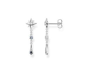 Thomas Sabo Earrings Royalty Star with Stones 925 Sterling Silver H2209