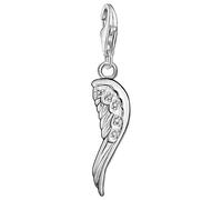 Thomas Sabo Femmes-Pendentif charm Aile D'Ange Charm Club Argent Sterling 925 Oxyde de Zirconium blanc 0413-051-14