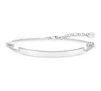 Thomas Sabo, Femme, Accessoires, Gris, Taille: ONE Size Bracelet Glam Love Bridge Diamant