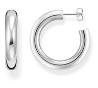 Thomas Sabo, Femme, Accessoires, Gris, Taille: ONE Size Créoles épaisses